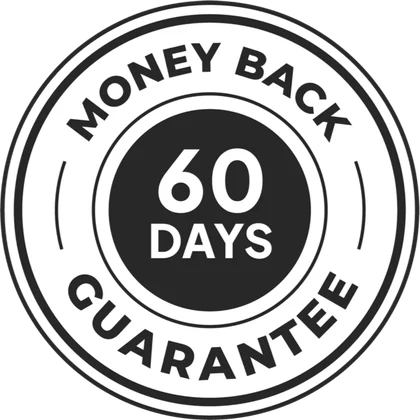 60-day money back guarantee